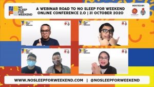 No Sleep For Weekend 2020: Optimisme Generasi Muda Indonesia melalui Konferensi Daring
